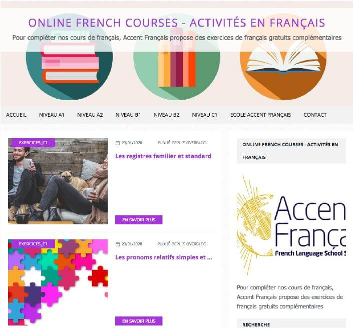 【線上法文課程】Accent Francais online French lesson