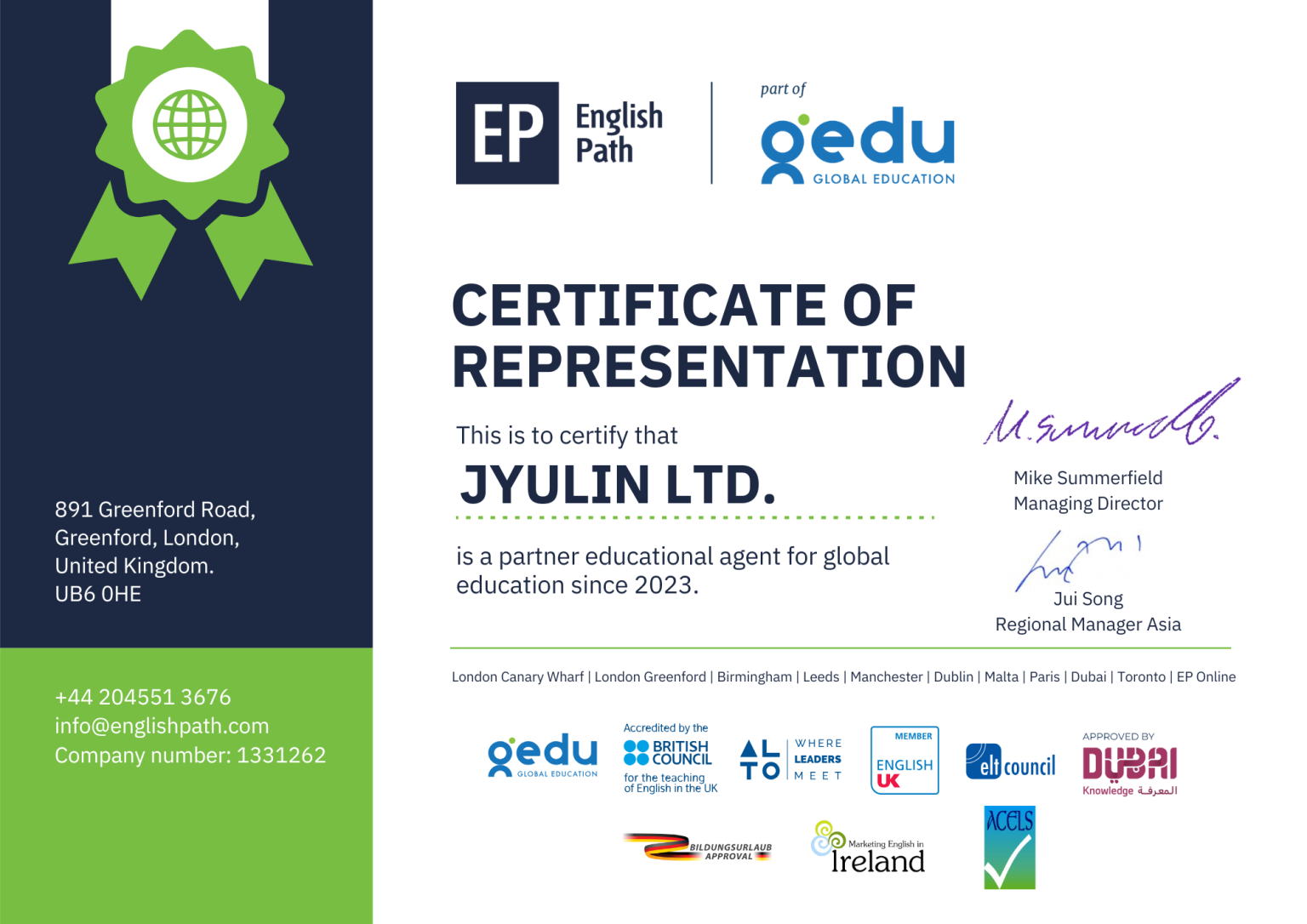 2026 留學愛爾蘭指南:EP 都柏林語言學校 — GLC 鉅霖駐點服務