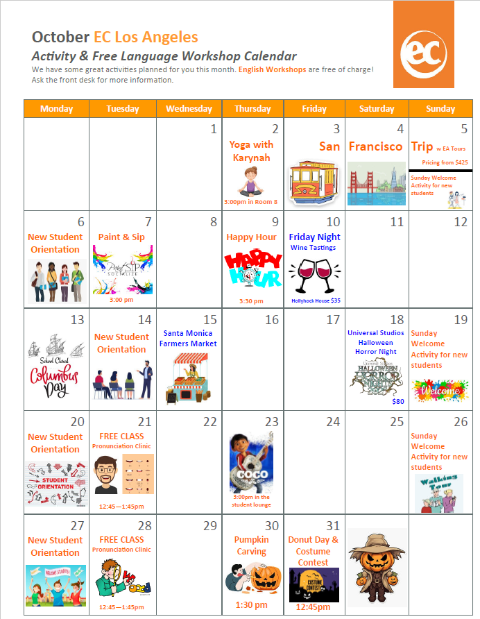 EC 洛杉磯語言學校美國遊學首選 GLC 鉅霖國際留學中心