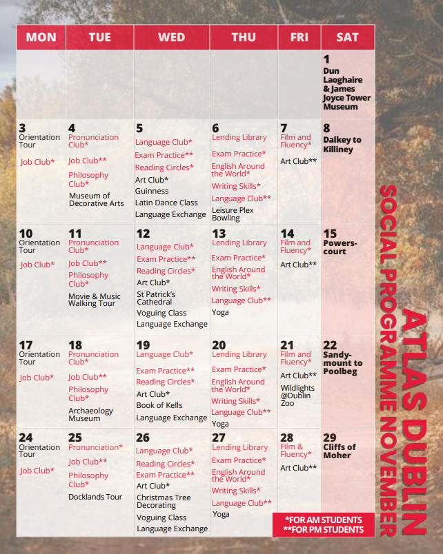 2026 選校懶人包 : Atlas愛爾蘭都柏林語言學校 - GLC鉅霖駐點服務