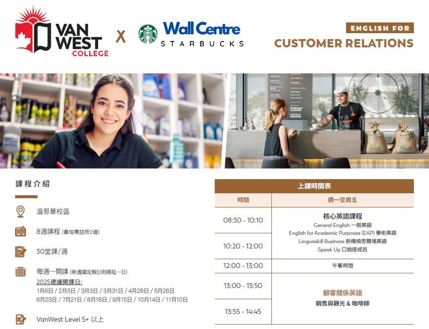 2025-VanWest 加拿大 溫哥華校區